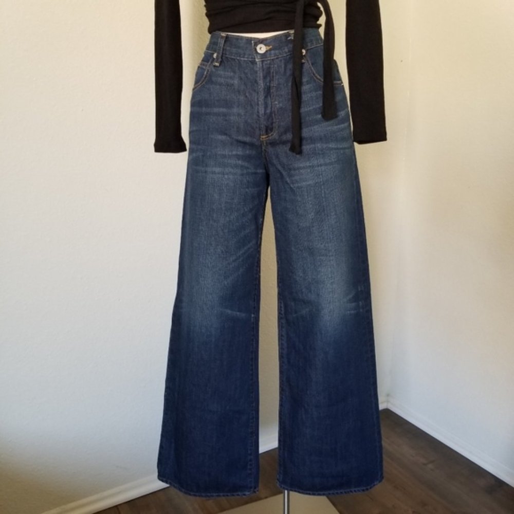 Eve Denim The Charlotte Cullotte Wide Leg Vintage Style Denim